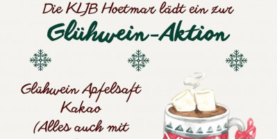 Flyer der Glühwein Aktion