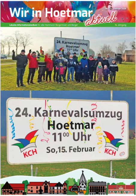 Cover des Magazins 'Wir in Hoetmar'